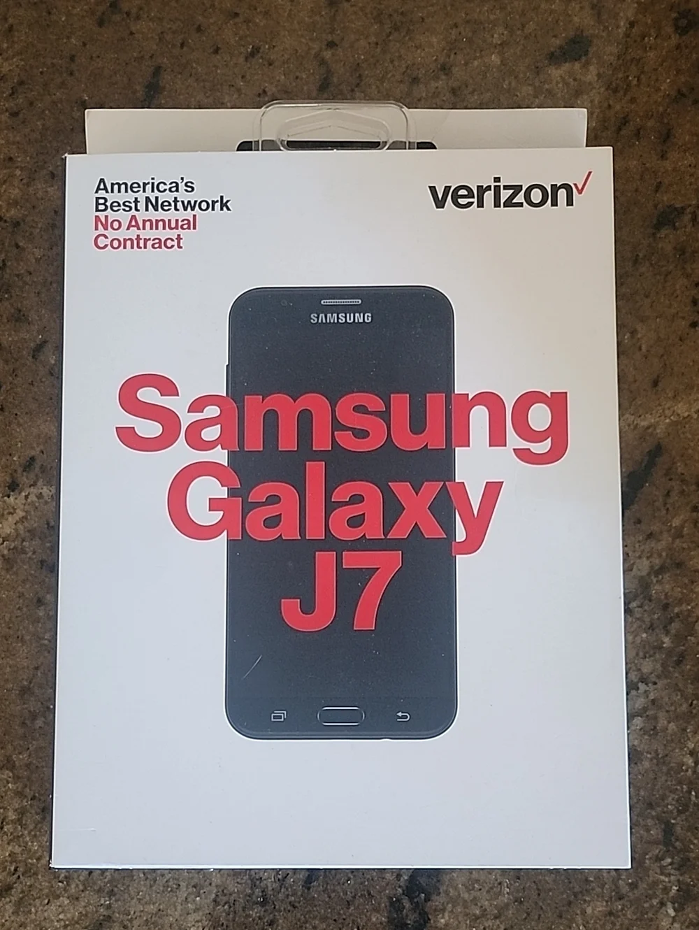 Samsung Galaxy J7 (SMJ727VZKPP) - 16GB - Black (Verizon) Smartphone Unlocked
